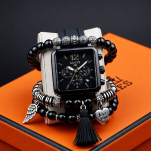 Wrist Watch & Matching Bangles